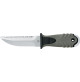 Tekno knife - White Inox - Blade Length 10.5cm - Black Color - KV-ATKN10-N - AZZI SUB (ONLY SOLD IN LEBANON)